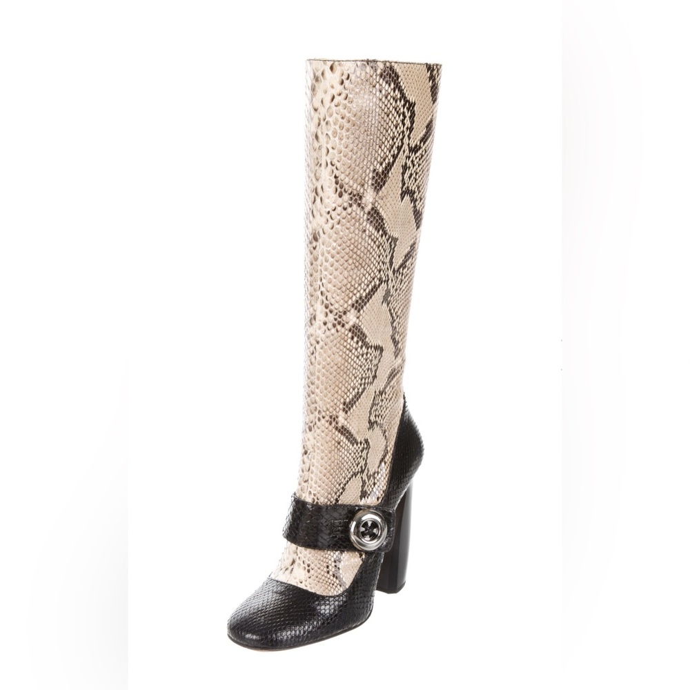 Prada python Mary Jane knee-high boot - Picture 2 of 4